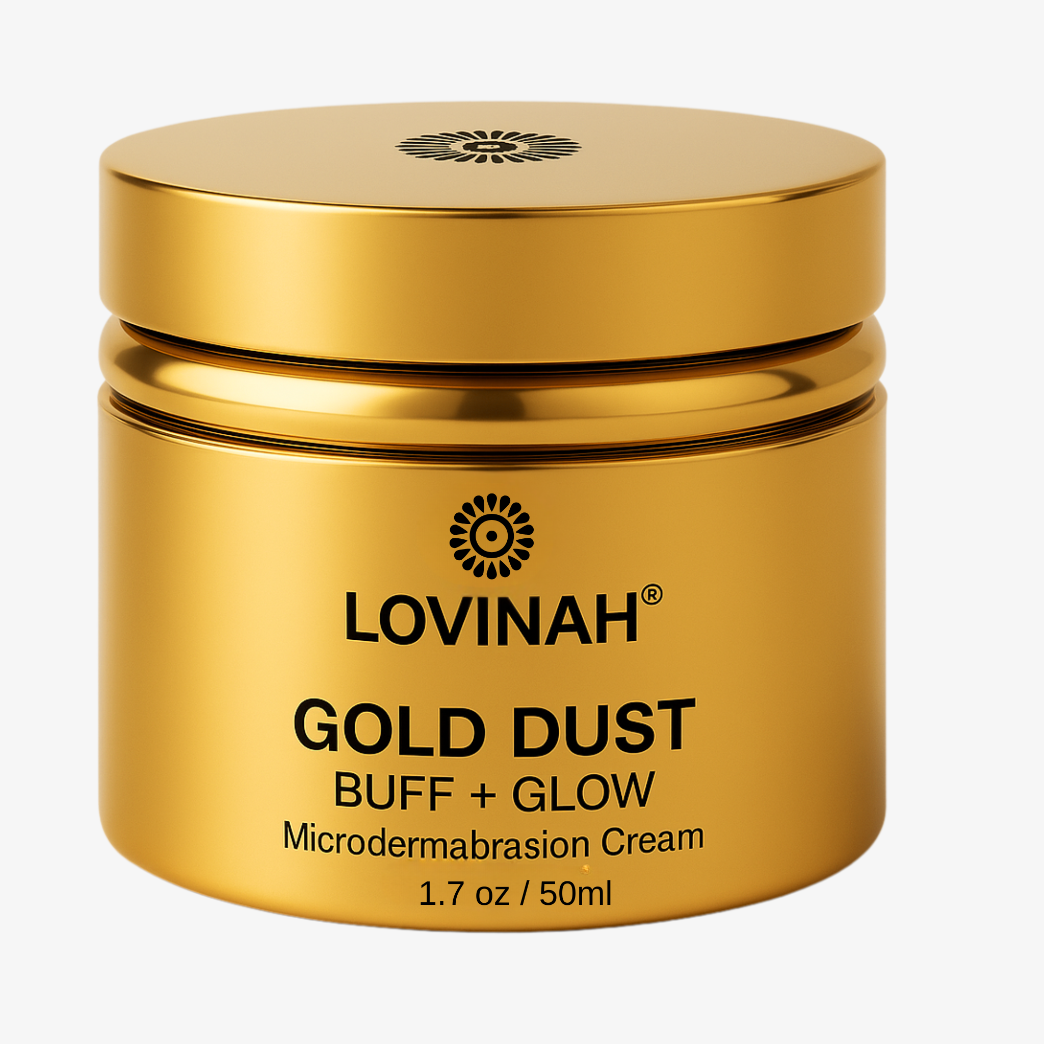 Gold Dust Microdermabrasion Cream | 24K Glow Exfoliant – Lovinah