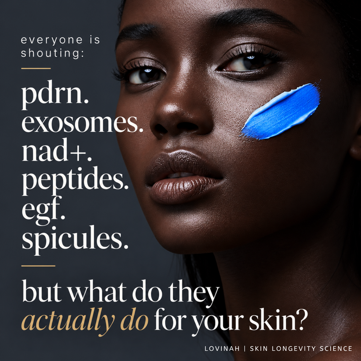 PDRN. Exosomes. NAD+. Peptides. EGF. Spicules. Skin Longevity Science or Just Hype?