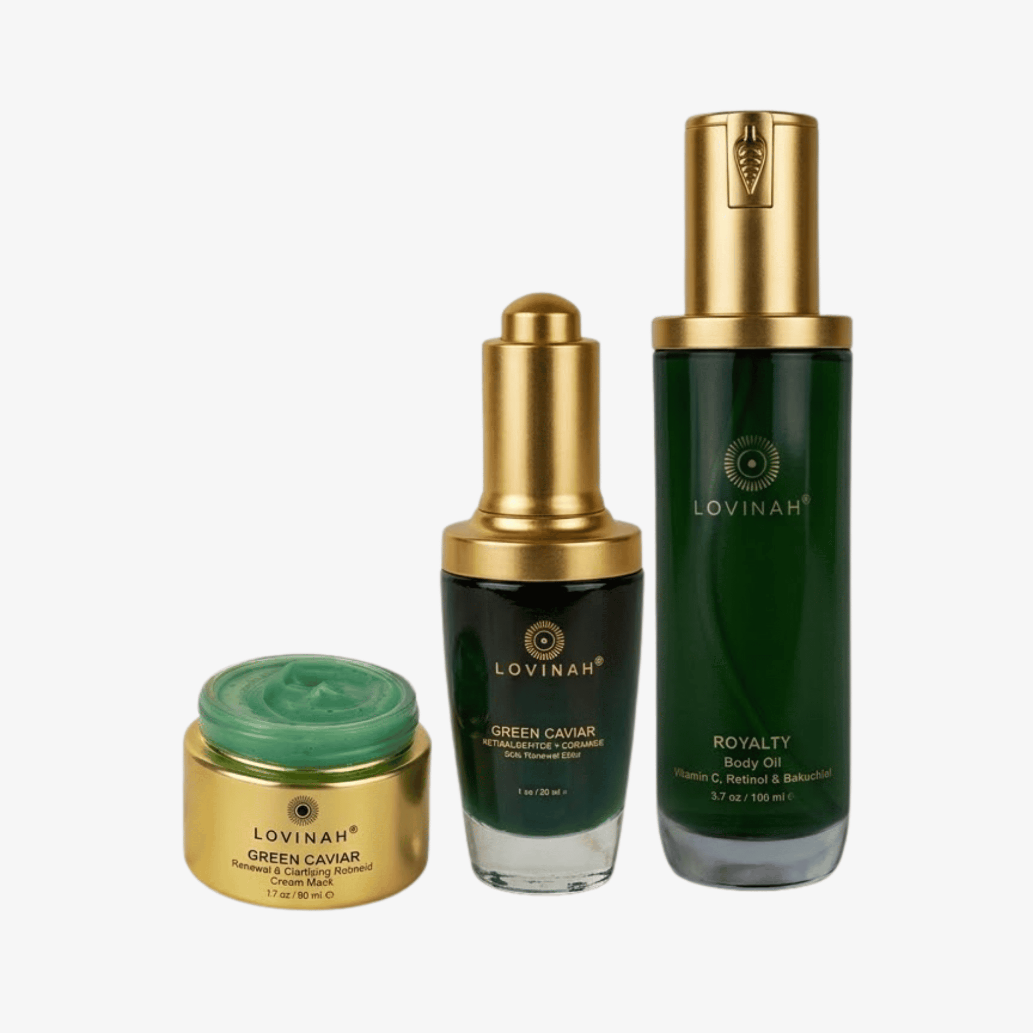 THE GREEN RITUAL- Face + Body Retinoid System for Evolving Skin