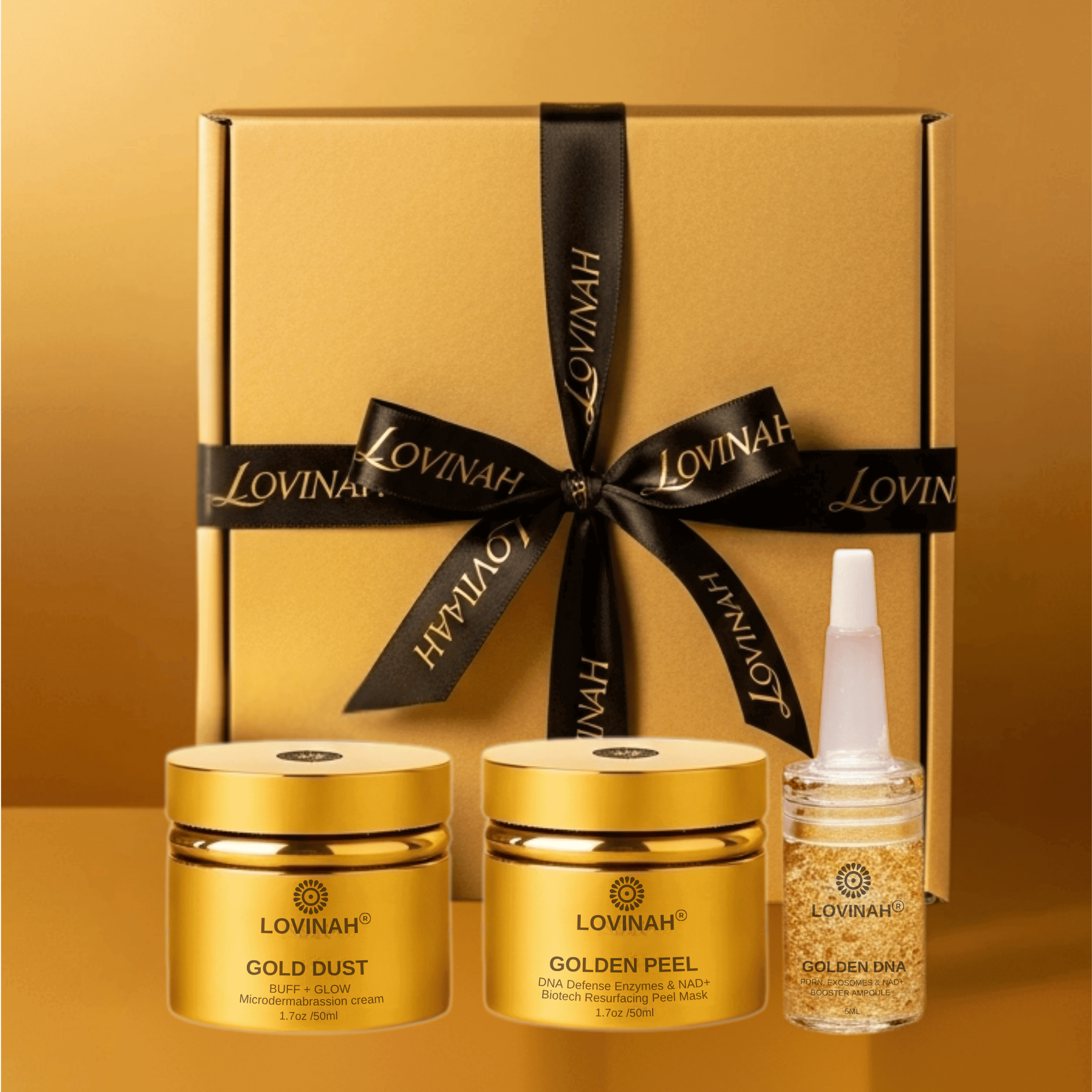 THE GOLDEN RITUAL OF MASKING - Golden Glow Mask Trio