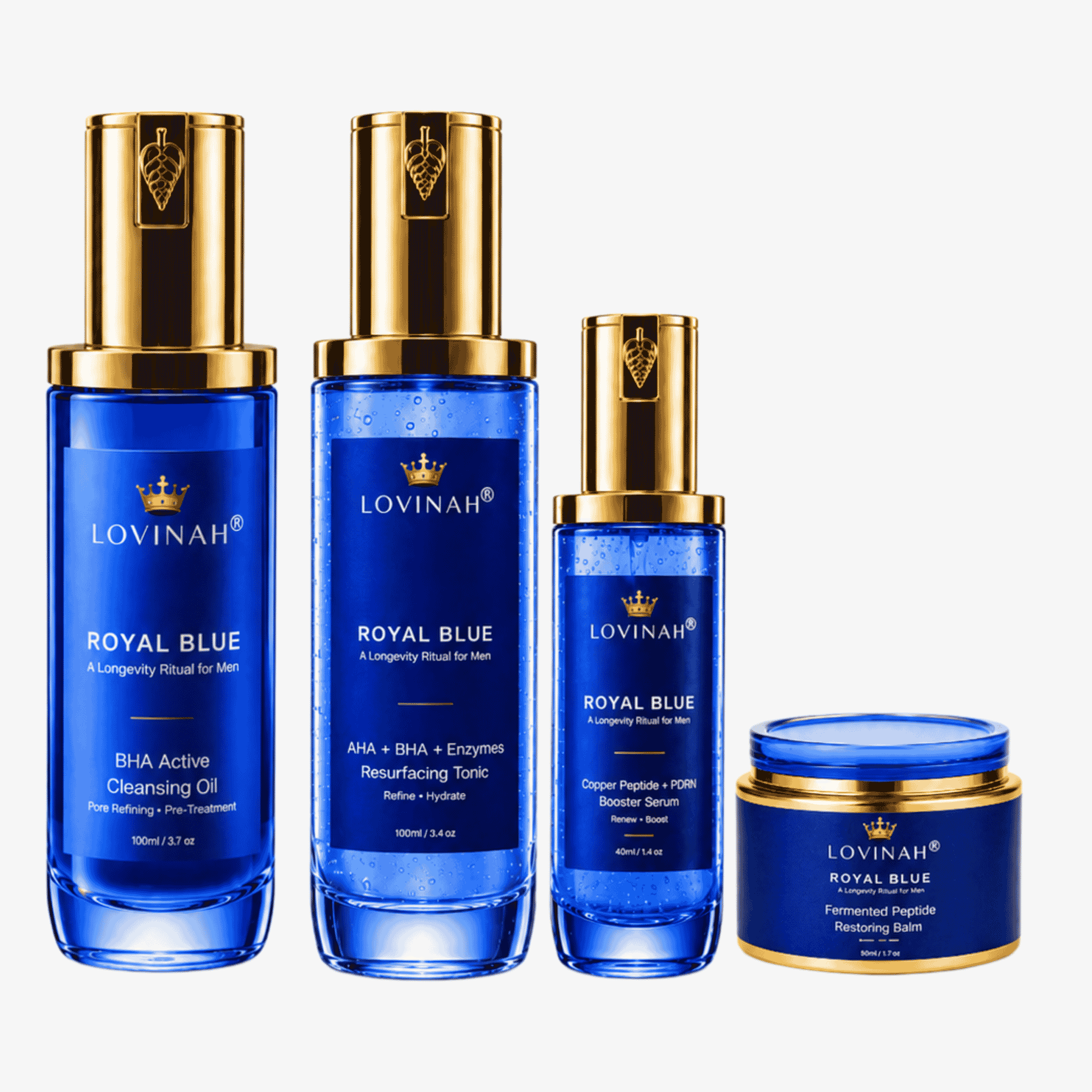 Royal Blue Longevity Ritual Set for Men - Luxe