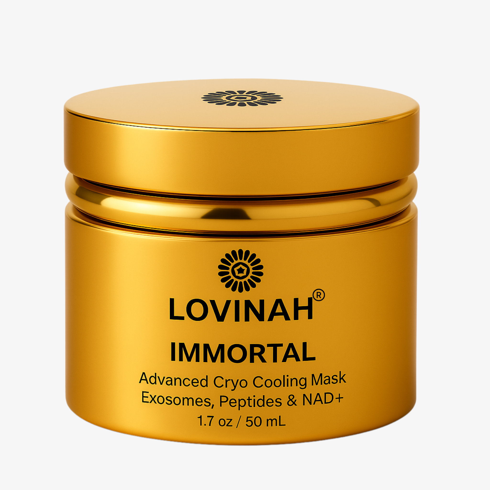IMMORTAL - Cryo Cooling Mask. Exosomes, NAD+ & Peptides for Skin Recovery